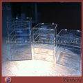 Clear Custom Table Top Perspex/Plexiglass Makeup Organizer/Rack with Drawers